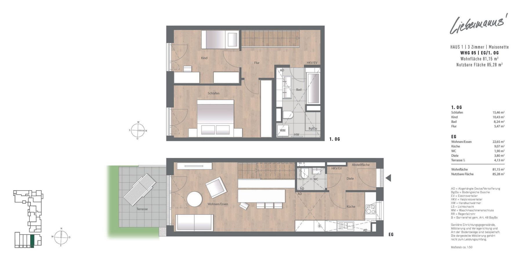 3+1, Max-Liebermann-Straße 1b München Am Hart Bayern 80937, 82 m² - 1