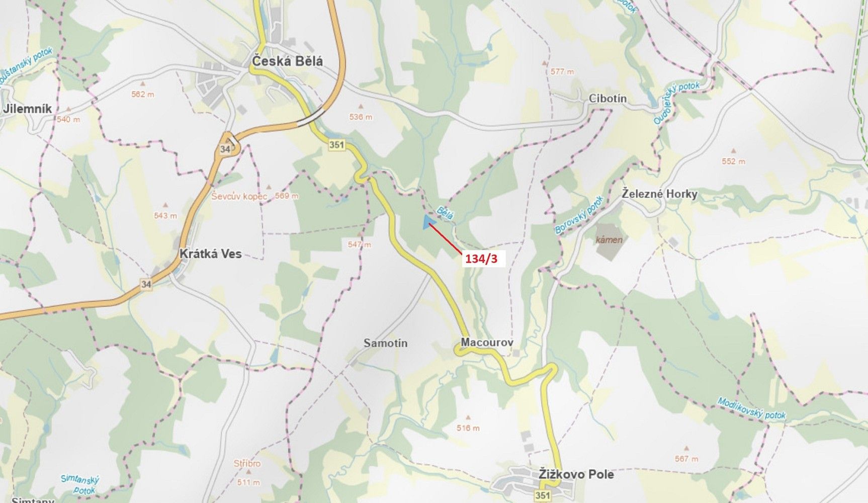 Lesy, Žižkovo Pole, okres Havlíčkův Brod, Kraj Vysočina - 1