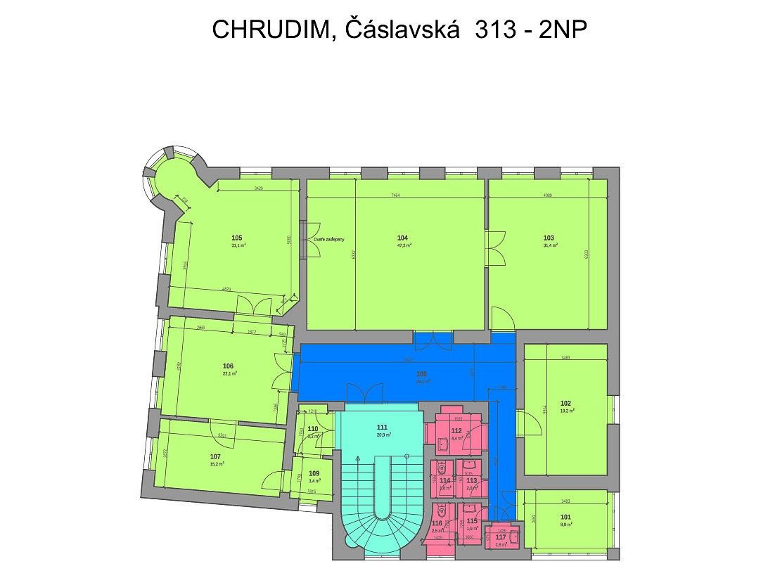 Kancelář · 223 m² · Chrudim, Pardubický kraj - 4