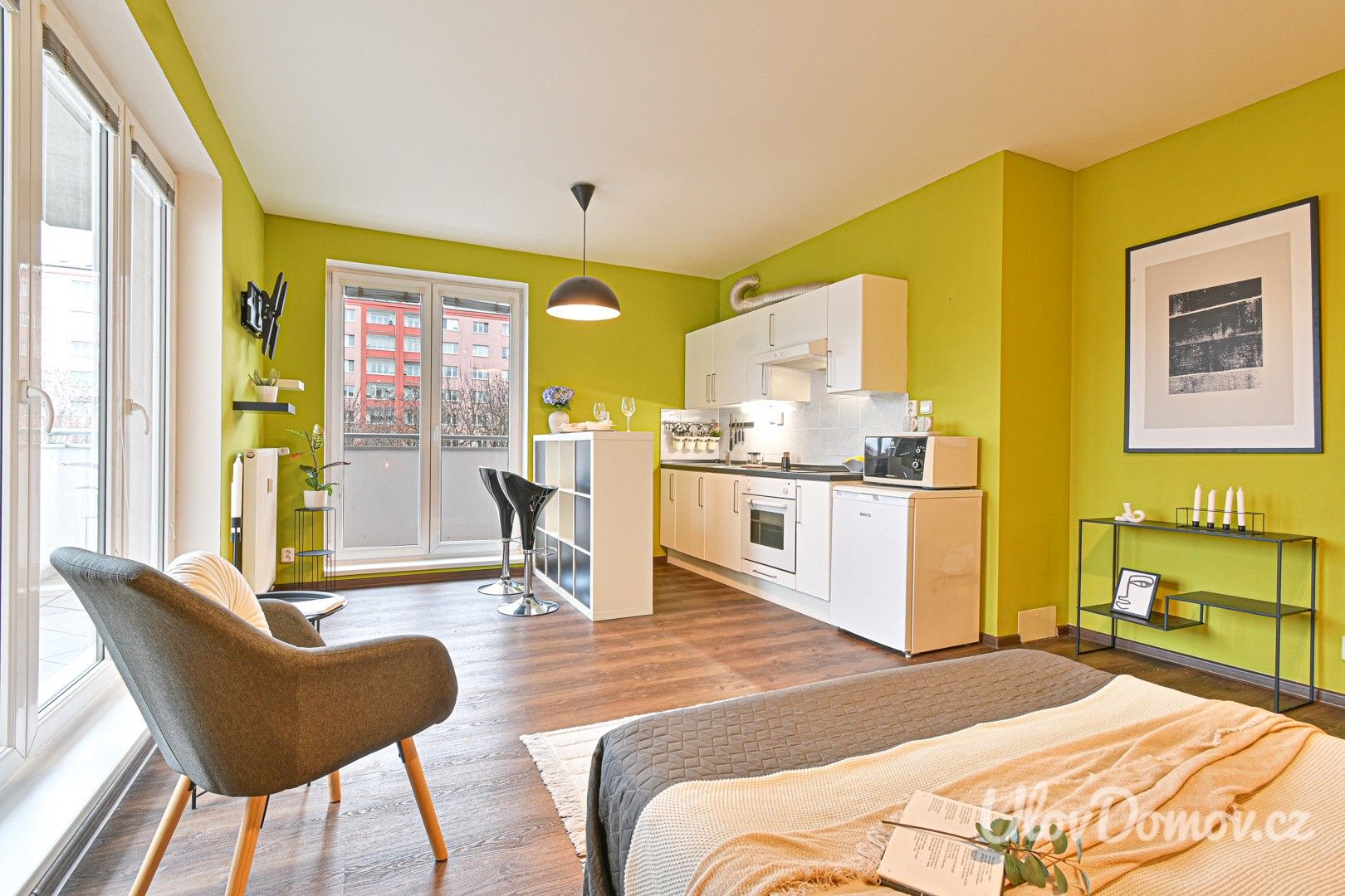 1+kk, Mikanova, Praha, 33 m²