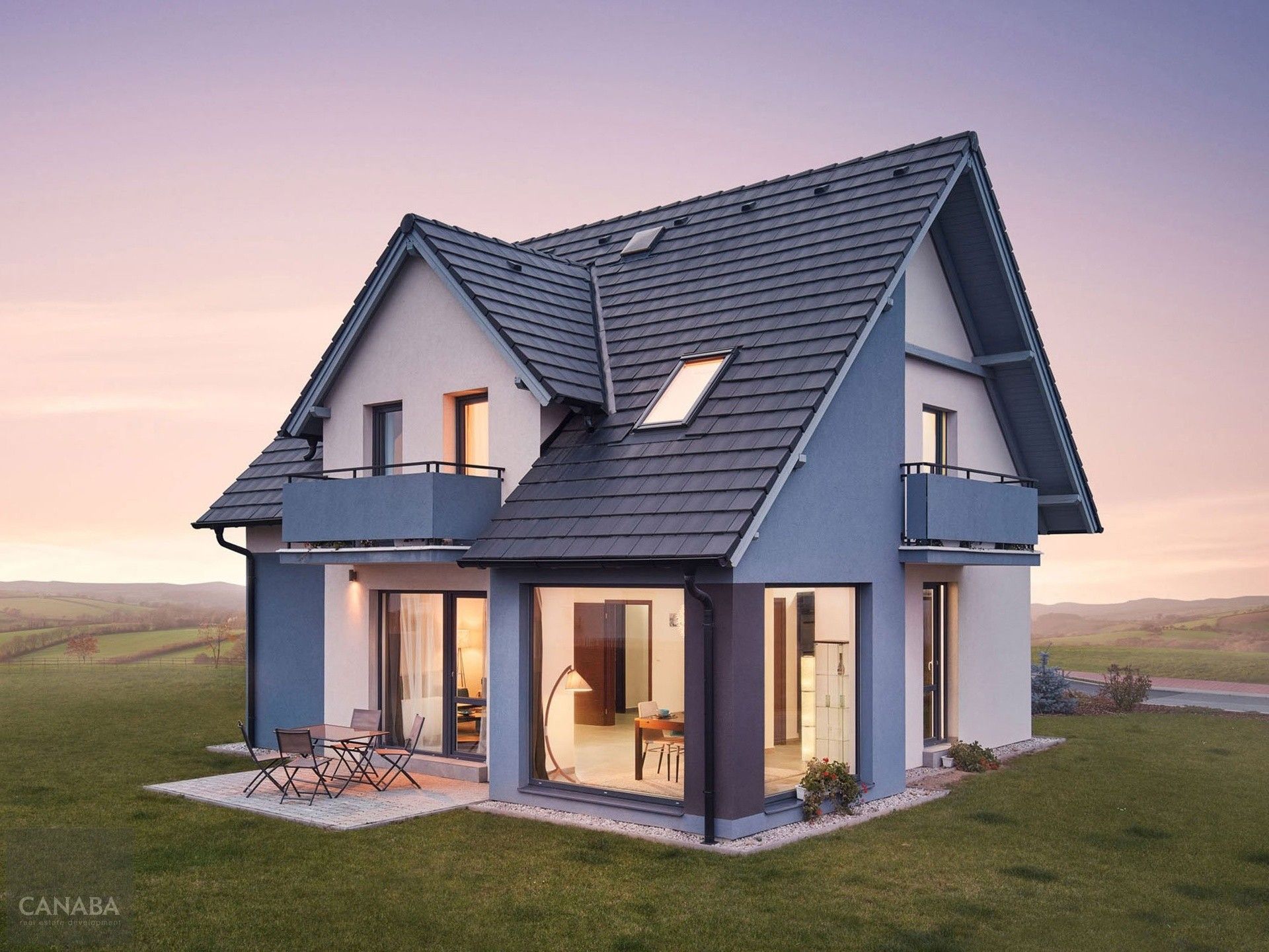 Rodinné domy, Choťánky, 139 m² - 1
