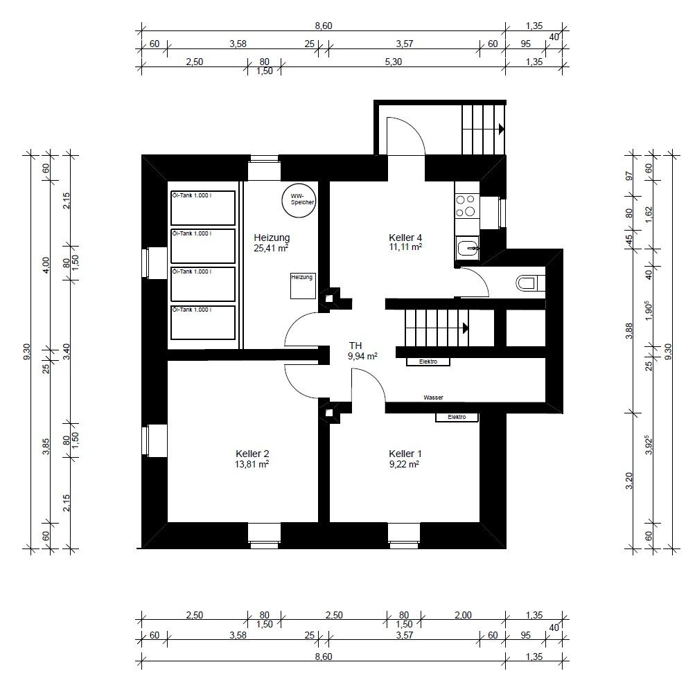 Rodinné domy, , Hessen, 191 m² - 1