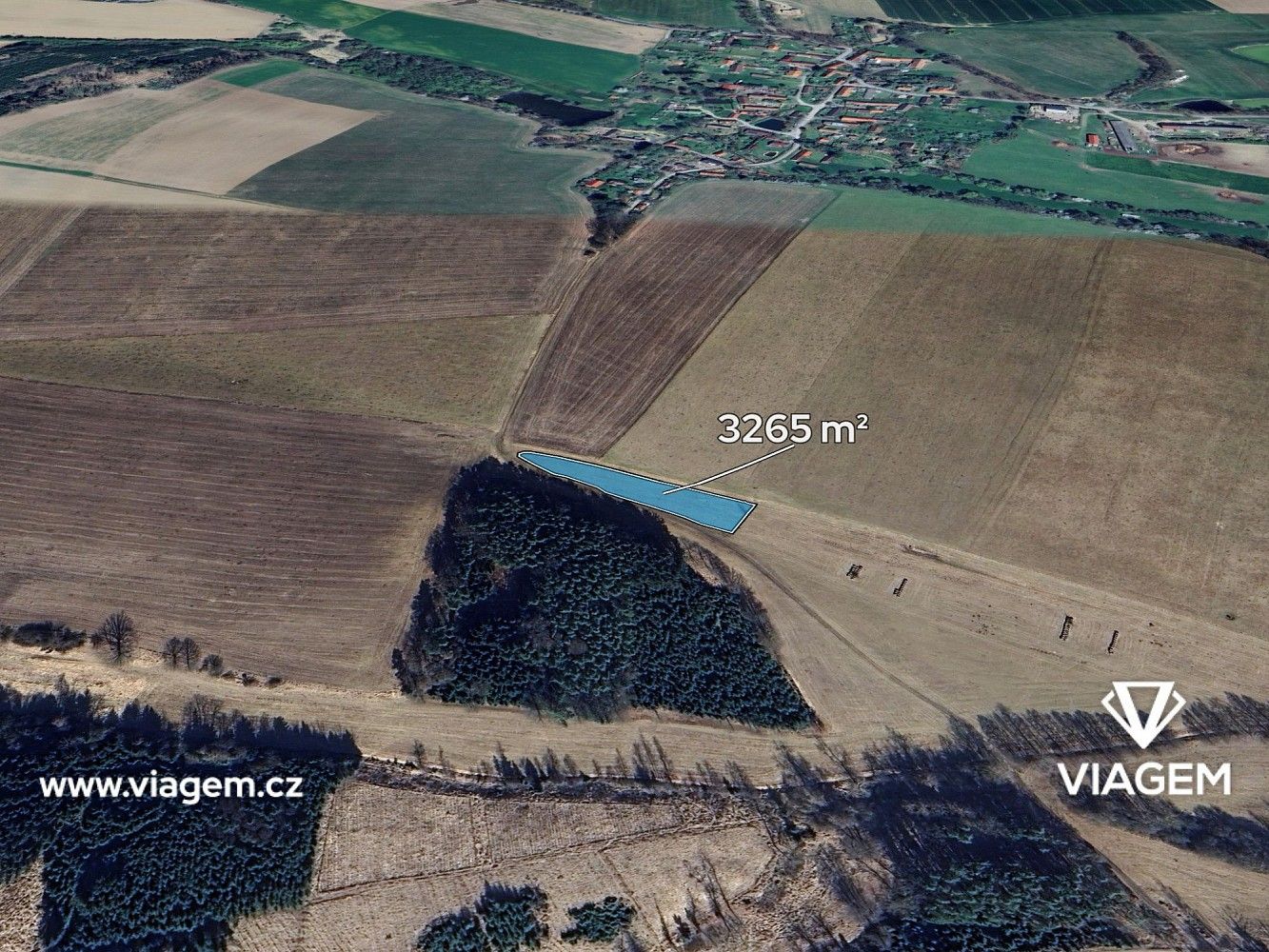 Zemědělské pozemky, Chotoviny, okres Tábor, Jihočeský kraj - 1