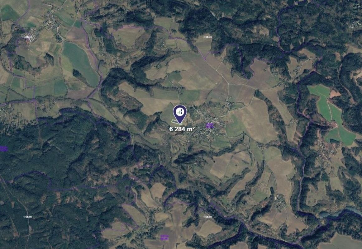 Zemědělské pozemky, Vyskeř, 6 284 m² - 2