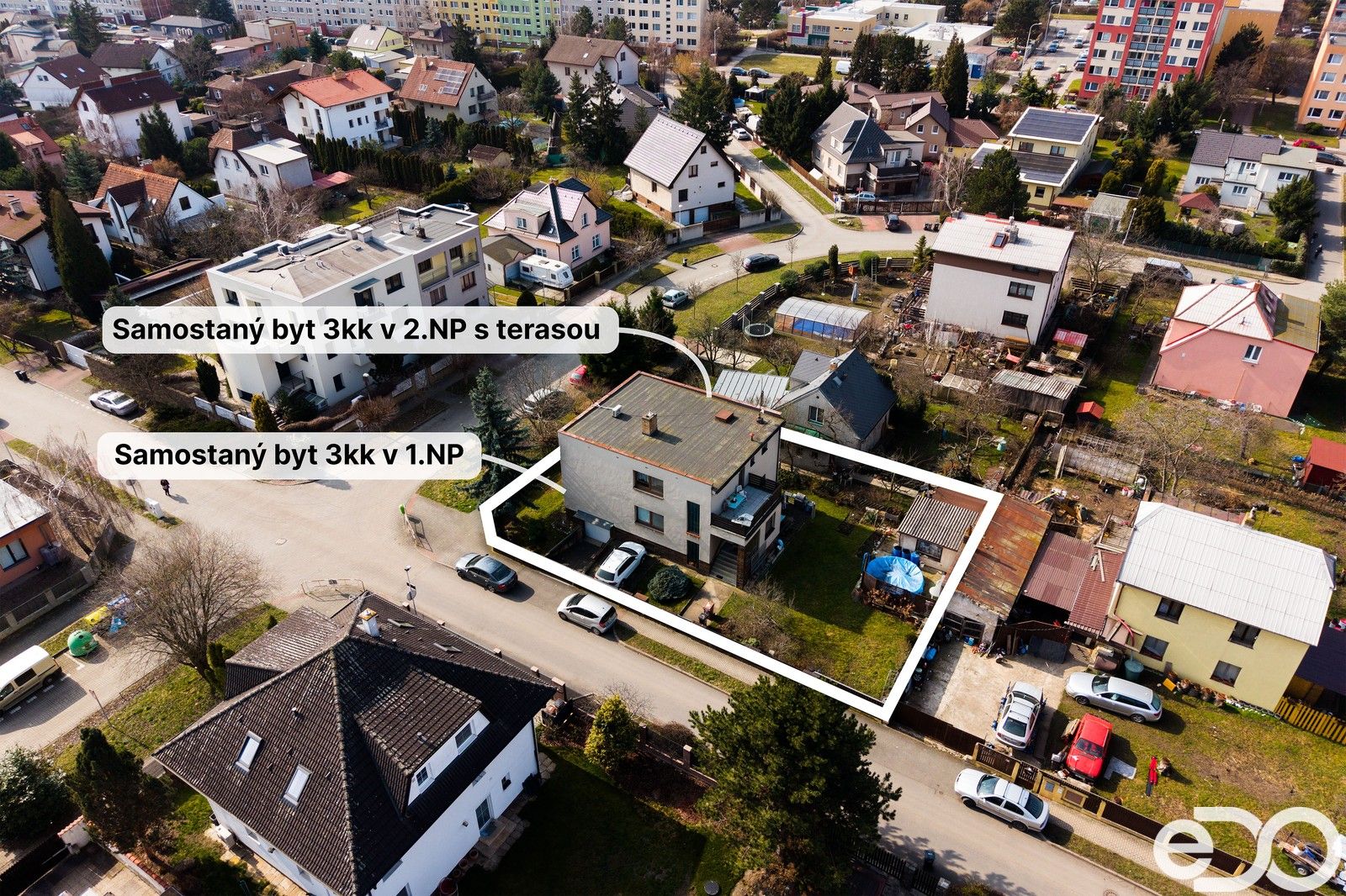 Rodinné domy, Baštýřská, Praha Hostavice, 267 m² - 1