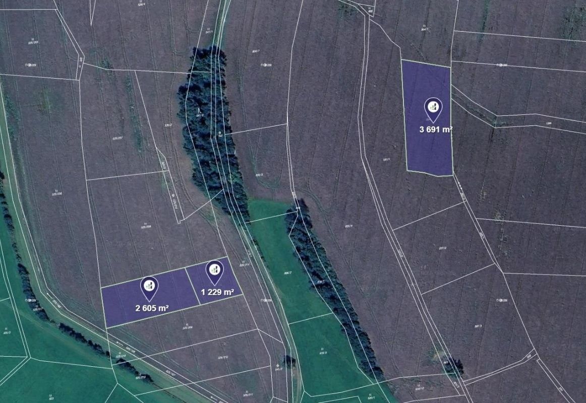 Zemědělské pozemky, Perálec, 12 661 m² - 2