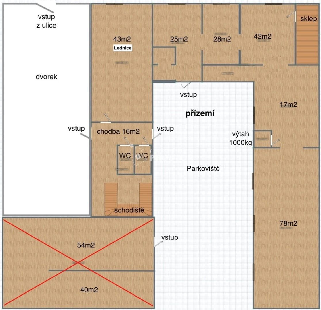 Pronájem obchodní prostory - Tovární, Jirny, 256 m²