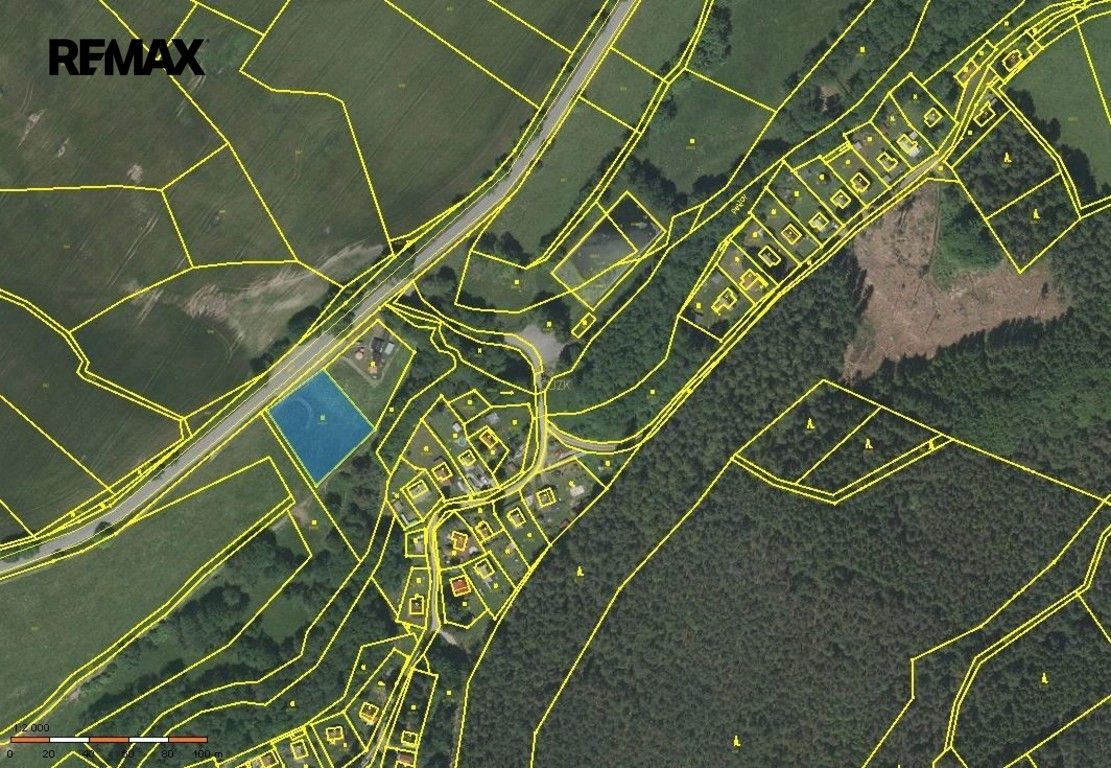 Komerční pozemky, Dřešín, 1 629 m² - 1