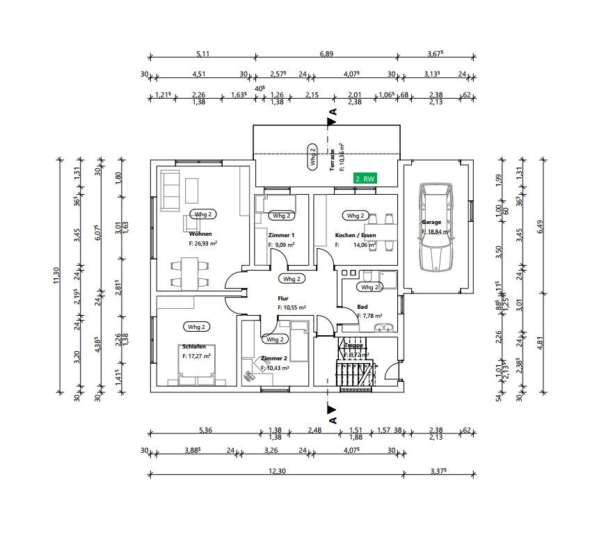 4+1, Leftjestraße 13, , Dolní Sasko, 107 m² - 2