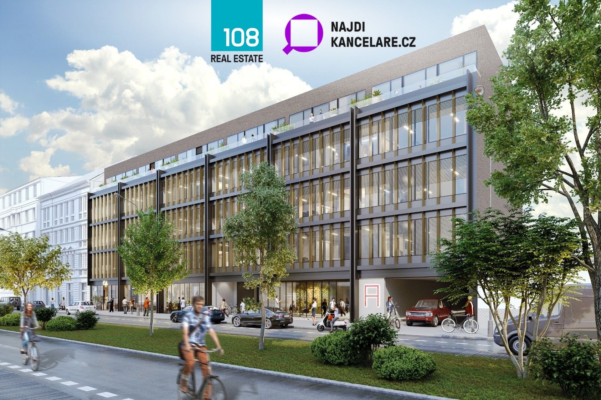 Kanceláře, Dělnická 1628, Praha Holešovice, 840 m² - 1