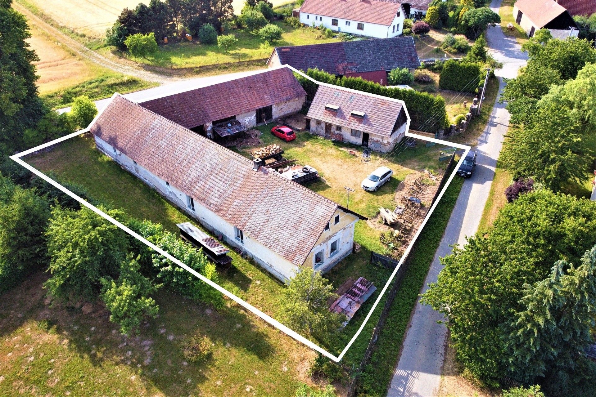 Prodej zemědělská usedlost - Domamyšl, Vodice, 170 m²