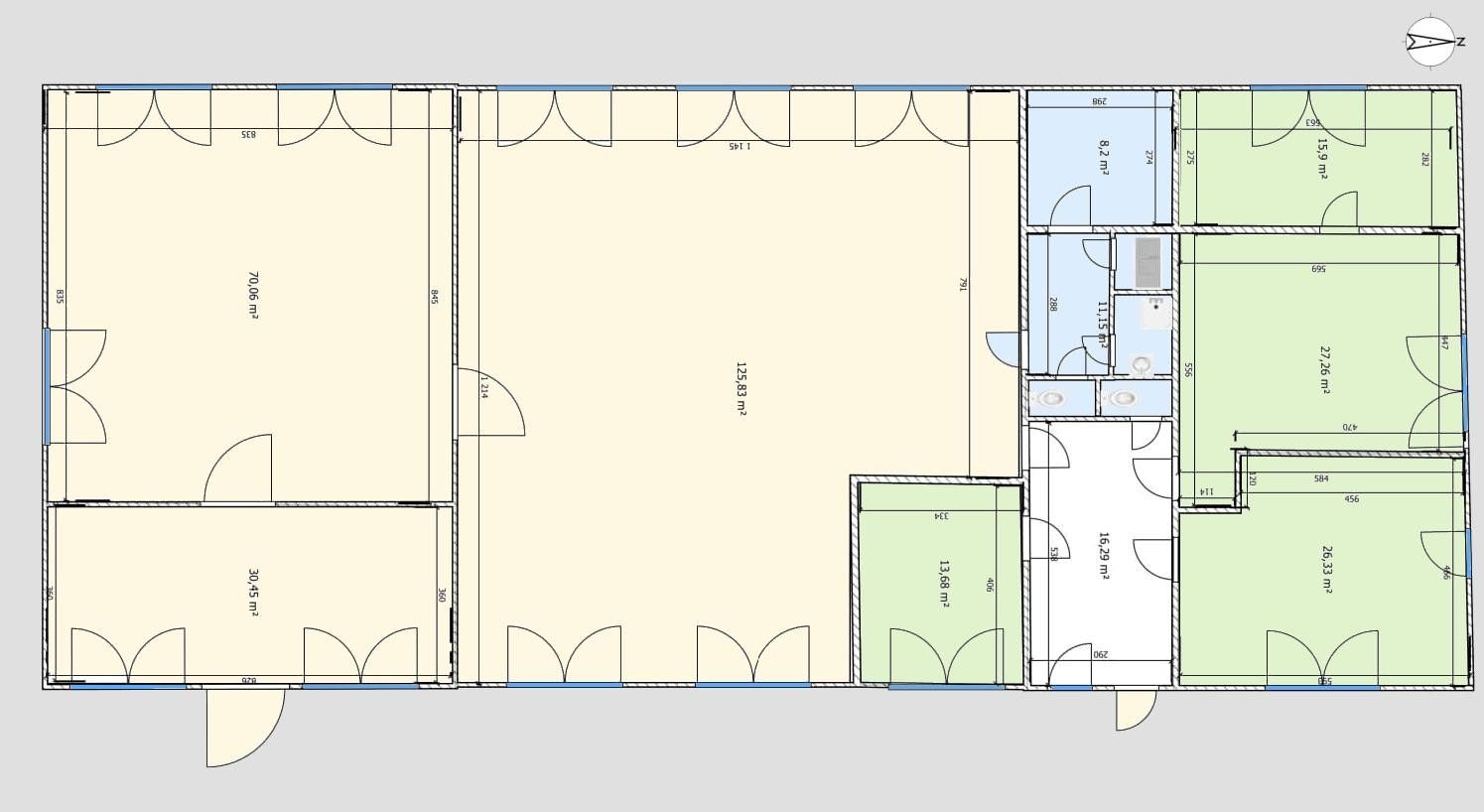 Pronájem sklad - Pod Lipami, Řevnice, 380 m²