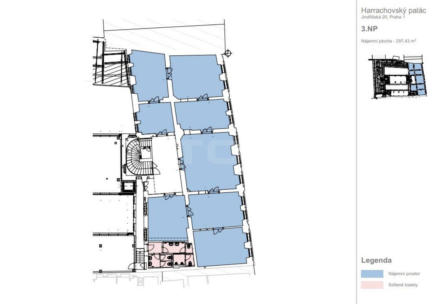 Kancelář · 297 m² · Jindřišská, Praha 1 - Nové Město - 3