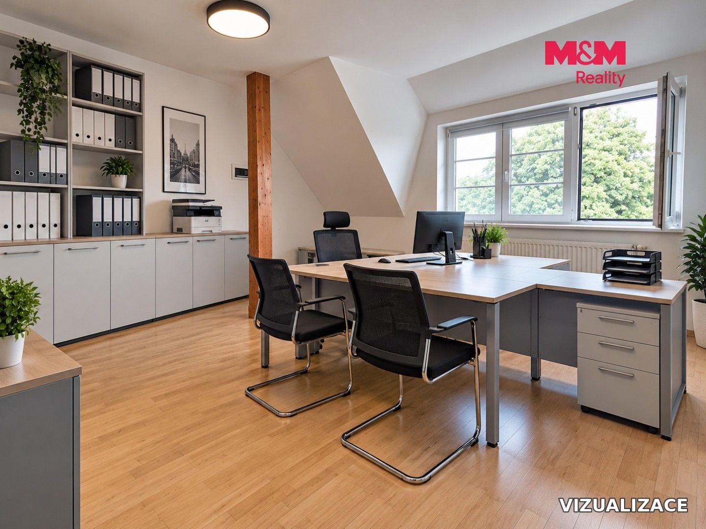 Kancelář · 162 m² · V Novém Hloubětíně, Praha - 3