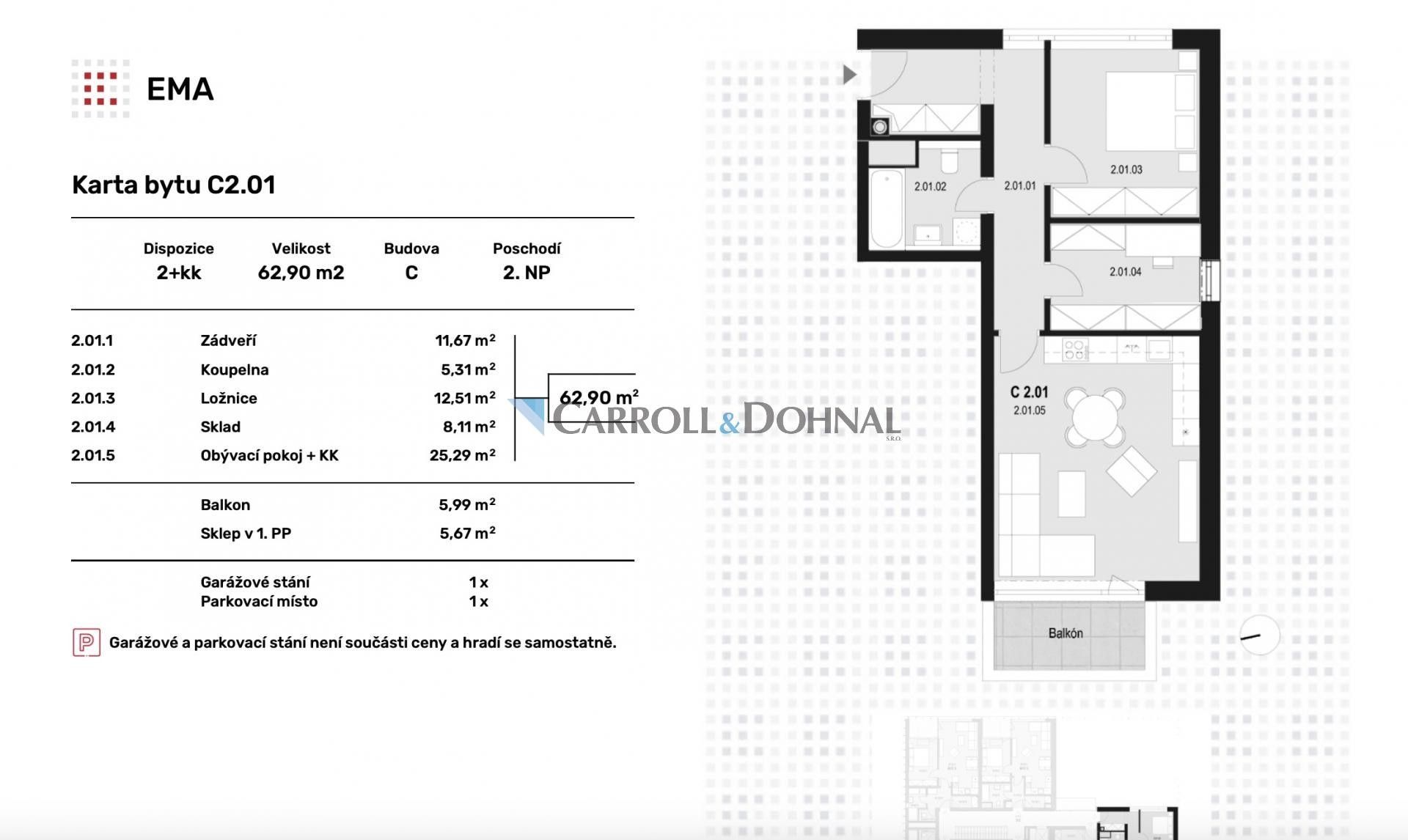 Prodej byt 2+kk - U Hájenky, Ostrava, 53 m² - 5