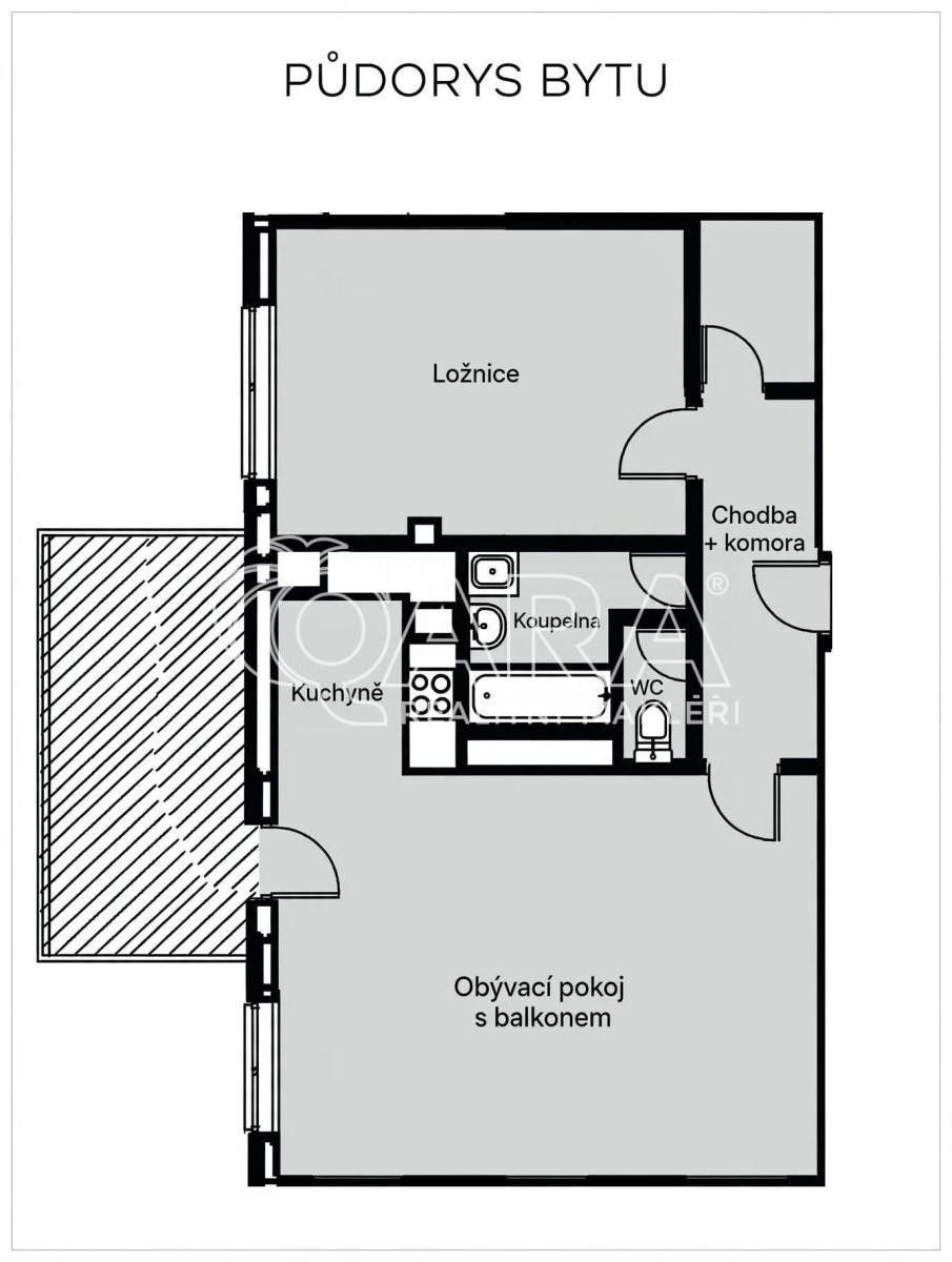 Byt 2+kk · 71 m² · Terezínská, Praha Letňany - 4
