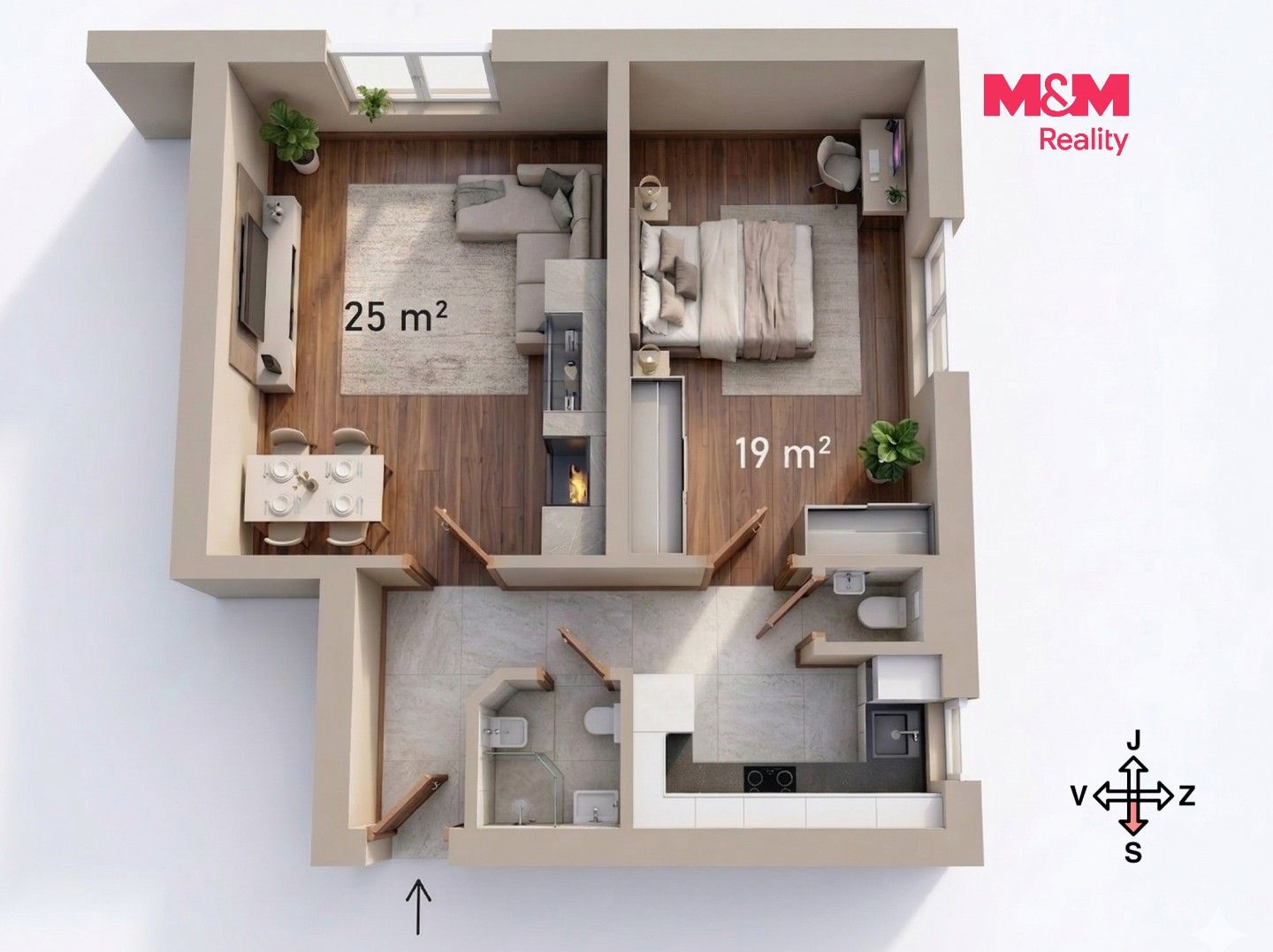 Prodej byt 2+1 - V Cibulkách, Praha, 58 m² - 5