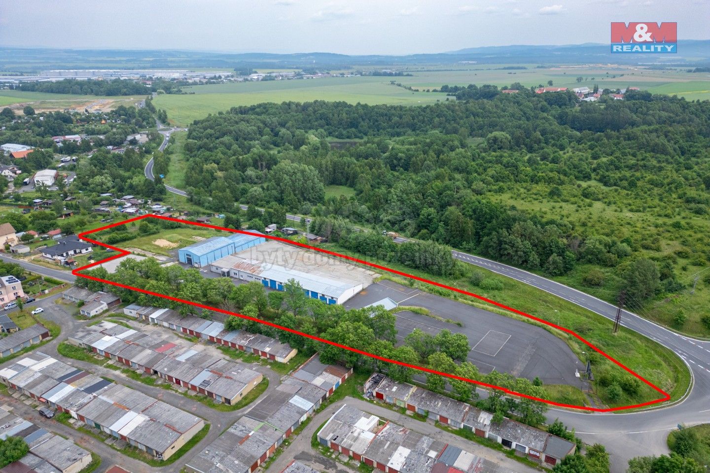 Obchodní prostory, Na Návrší, Cheb, 17 717 m²