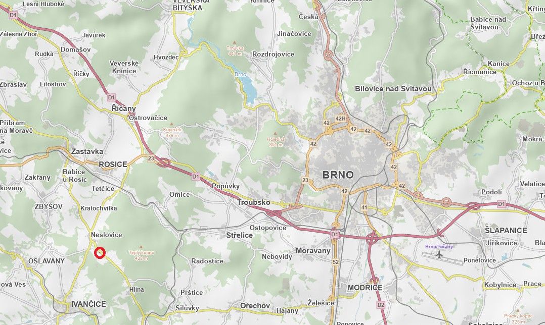 Pozemky pro bydlení, Ivančice, 664 91 - 1