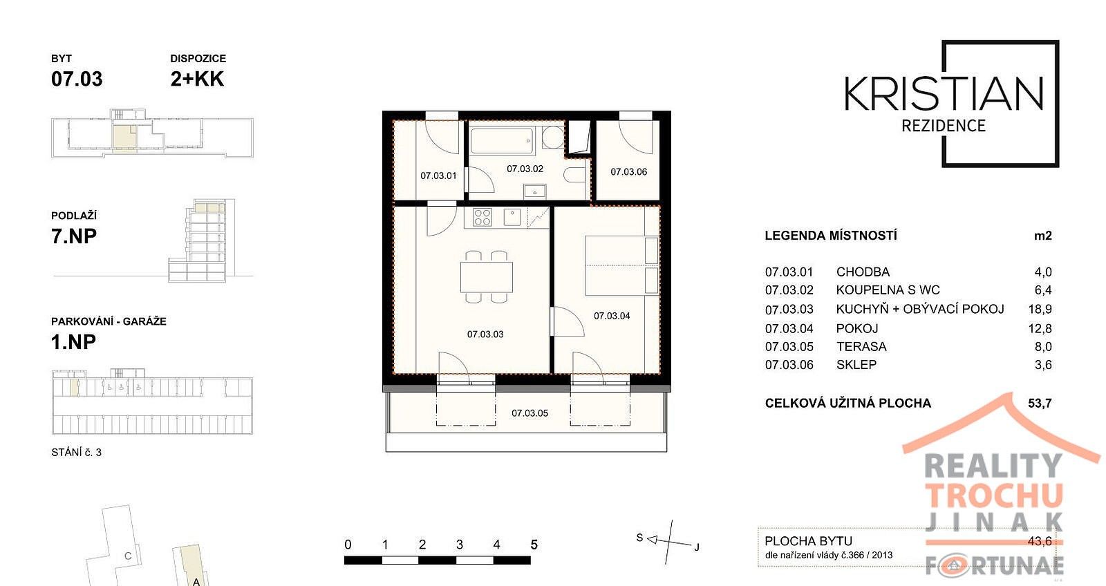 Byt 2+kk · 44 m² · Hradec Králové - Nový Hradec Králové, Královéhradecký kraj - 3