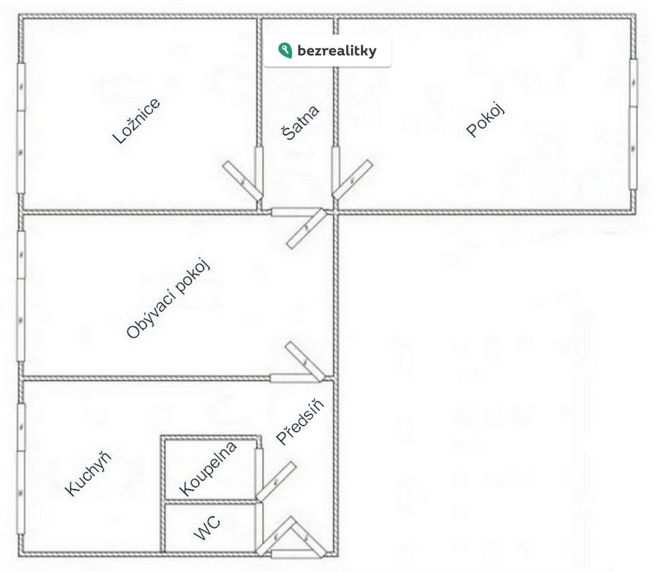 Prodej byt 3+1 - Tlapákova 1223, Ostrava, 74 m²