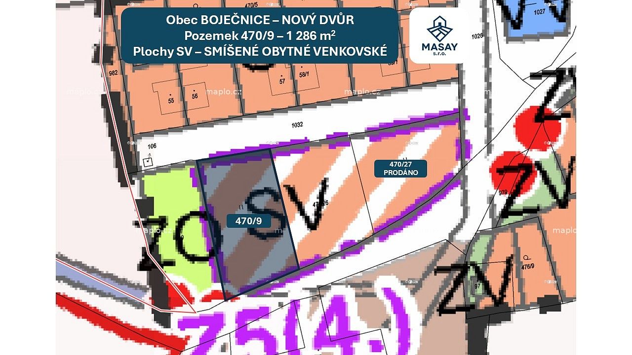 Pozemky pro bydlení, Bor - Boječnice, okres Tachov, Plzeňský kraj - 2