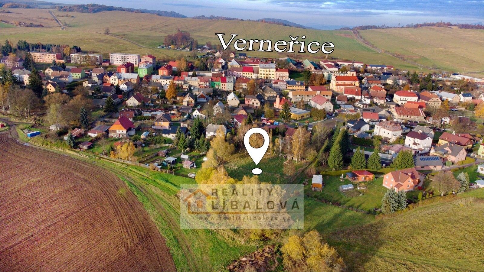 Zahrady, Nádražní, Verneřice, 2 976 m²