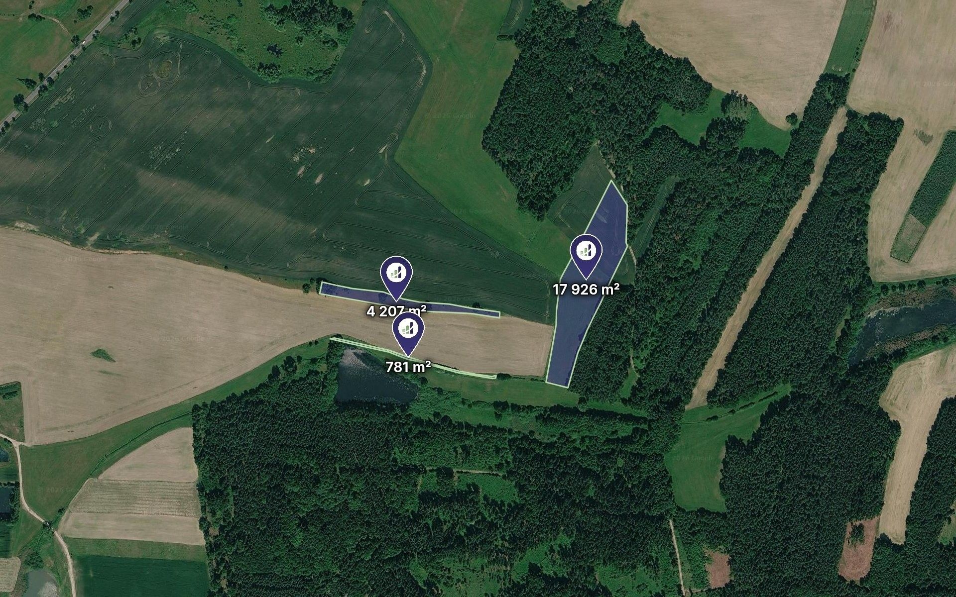 Louky, Dobev, 35 225 m² - 2