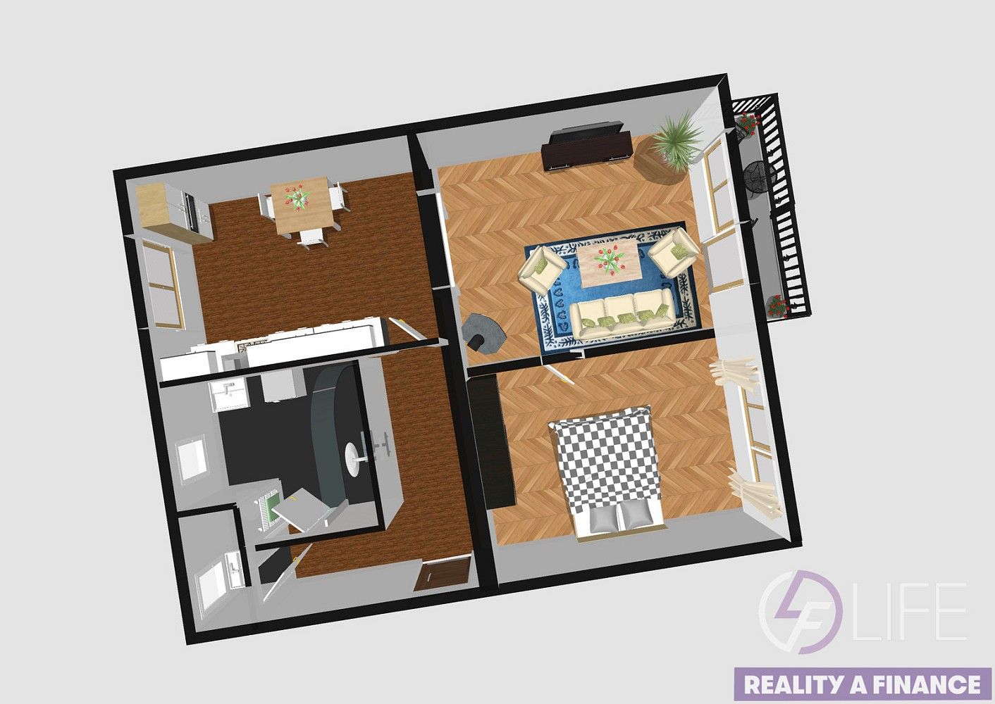2+kk, Rudník, okres Trutnov, 52 m² - 2
