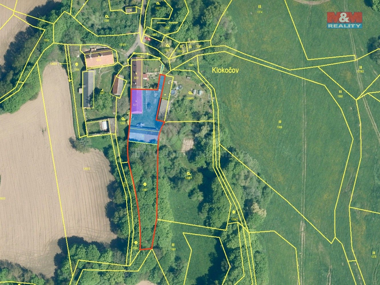 Pozemky pro bydlení, Vlksice - Klokočov, okres Písek, Jihočeský kraj - 2