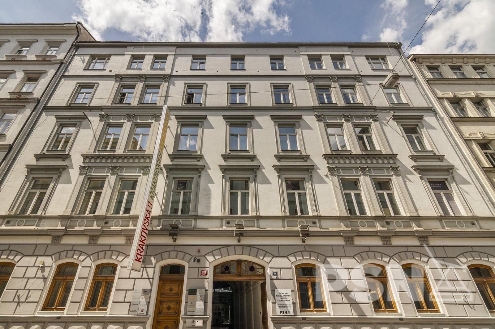 Kanceláře, Krakovská, Praha, 300 m²