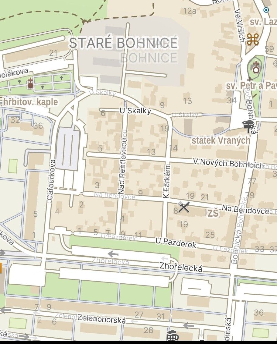 Pronájem pozemek pro bydlení - Praha, 181 00