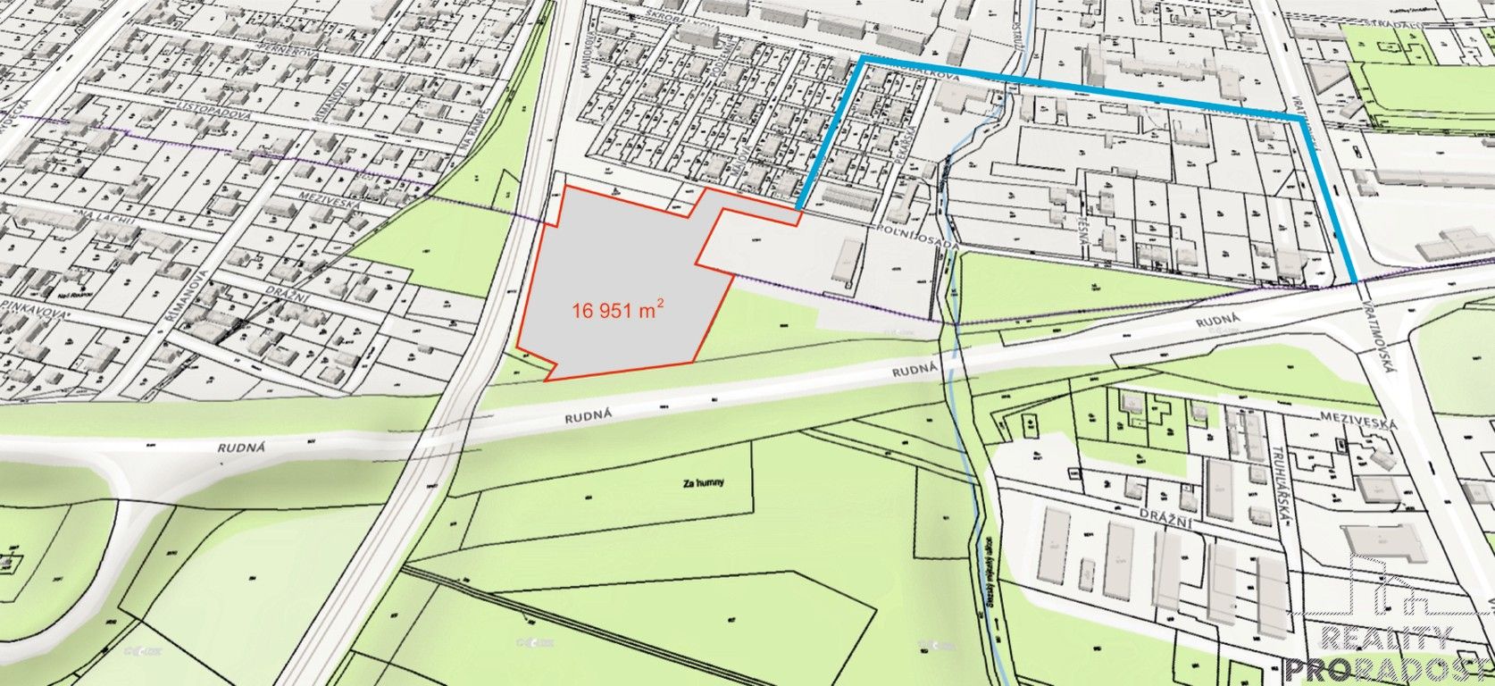 Komerční pozemky, Ostrava, 16 951 m² - 1