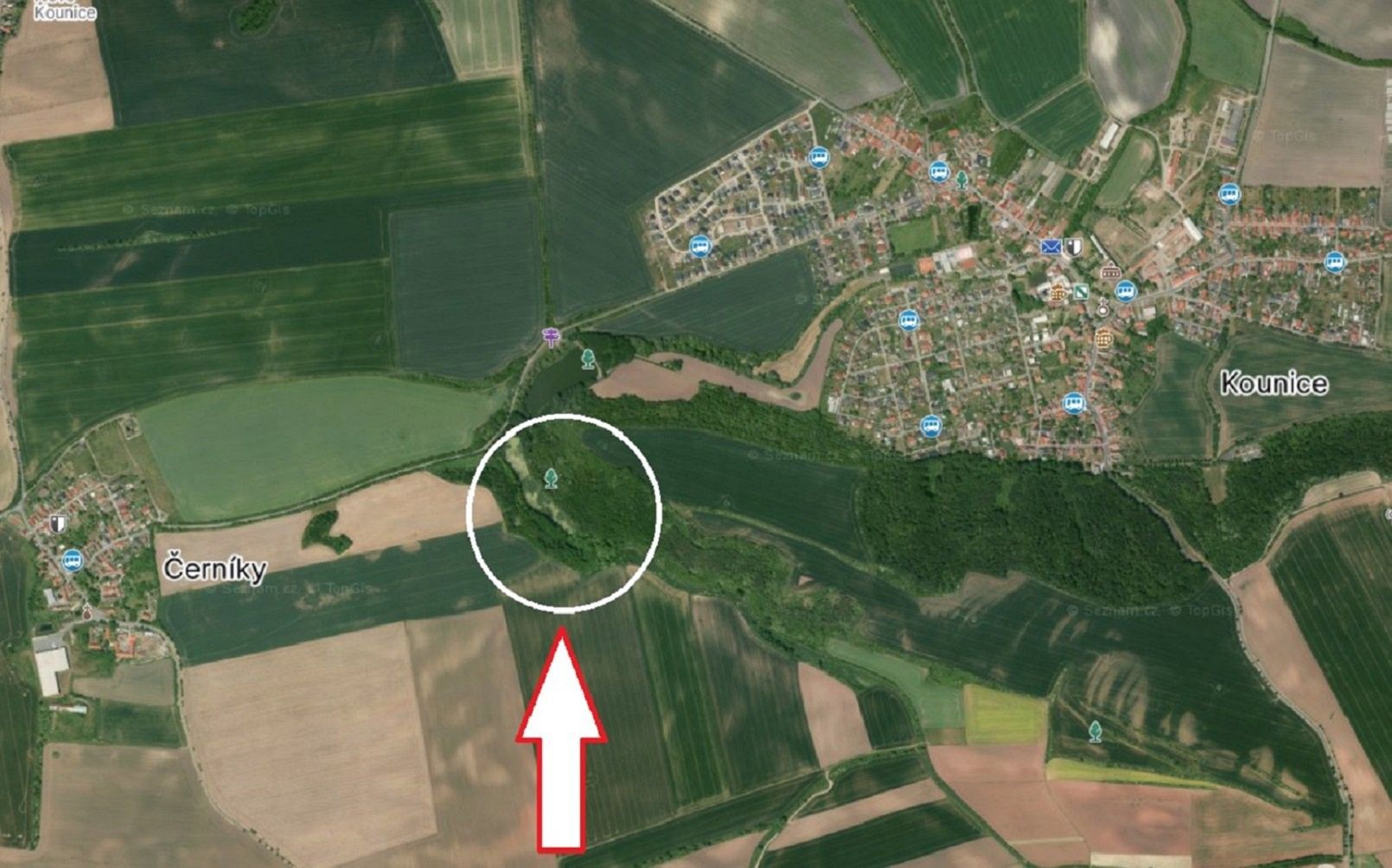 Pozemek · 47 568 m² · Černíky - 3