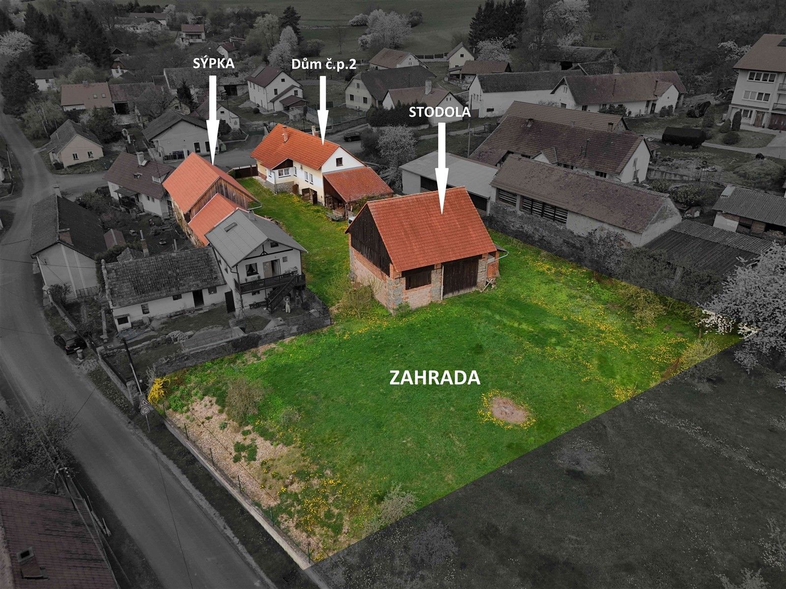 Prodej chalupa - Pořešice, Vysoký Chlumec, 350 m²