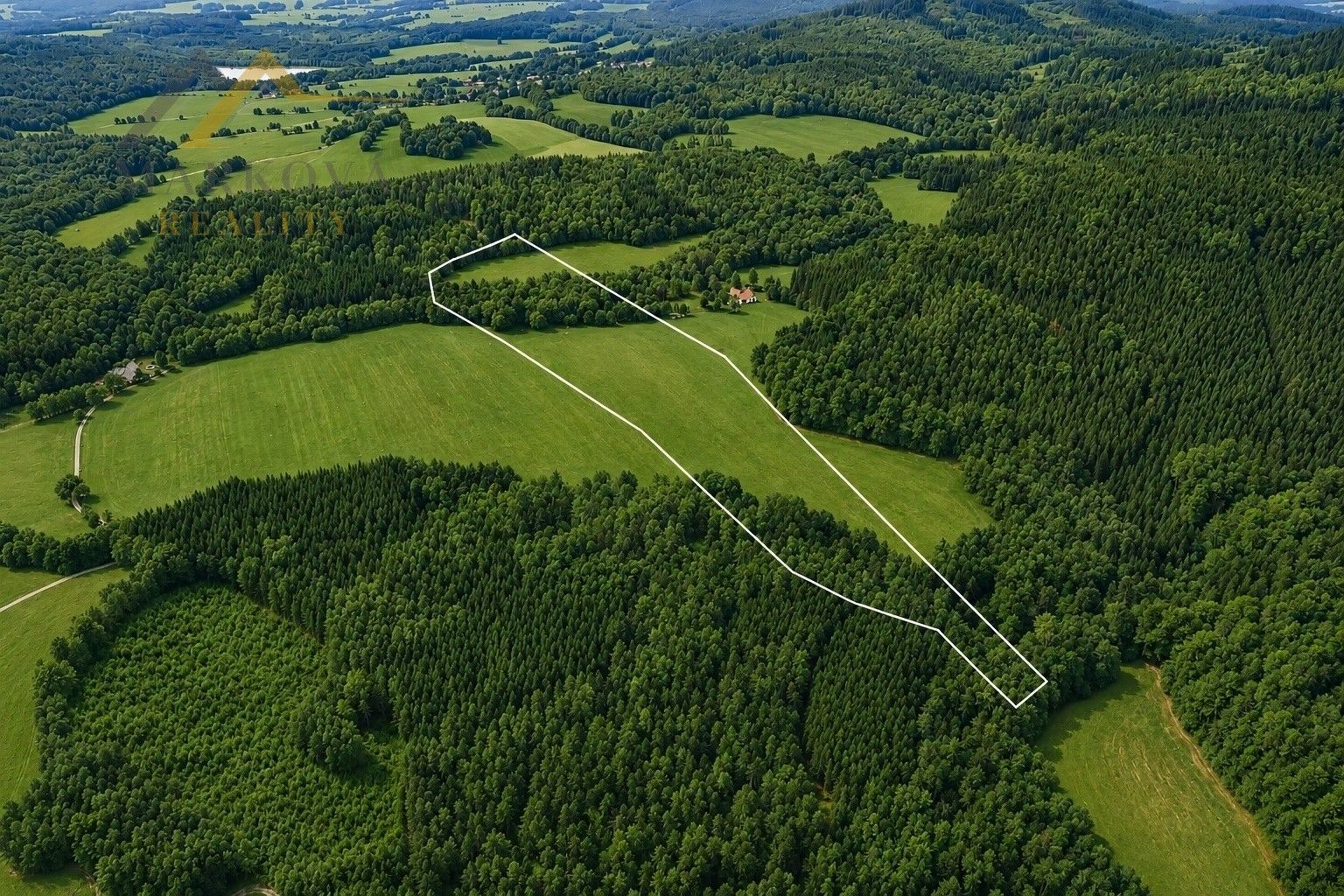 Louky, Benešov nad Černou Klení, 98 591 m² - 1