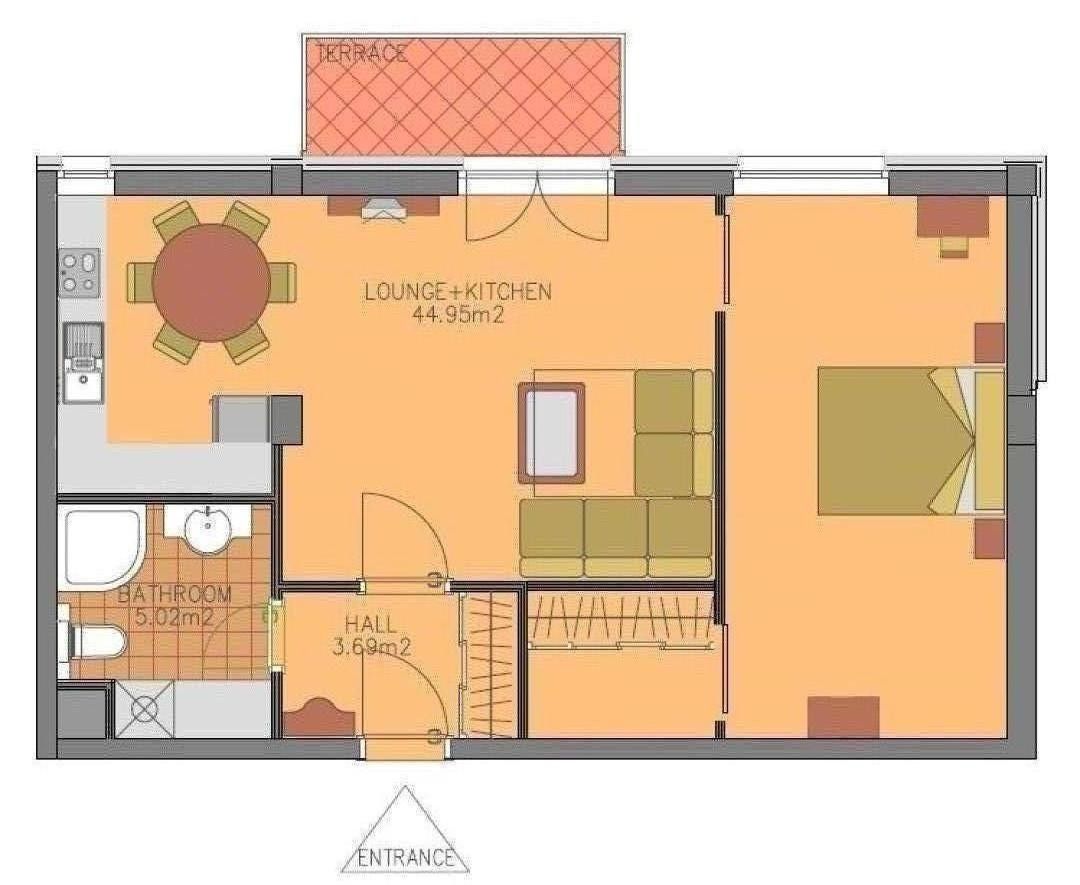 Pronájem byt 2+kk - Na Zatlance 1908, Praha, 59 m²