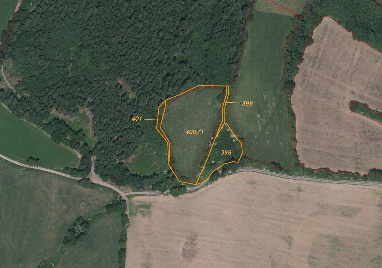 Prodej zemědělský pozemek - Mokrosuky, 9 910 m² - 5
