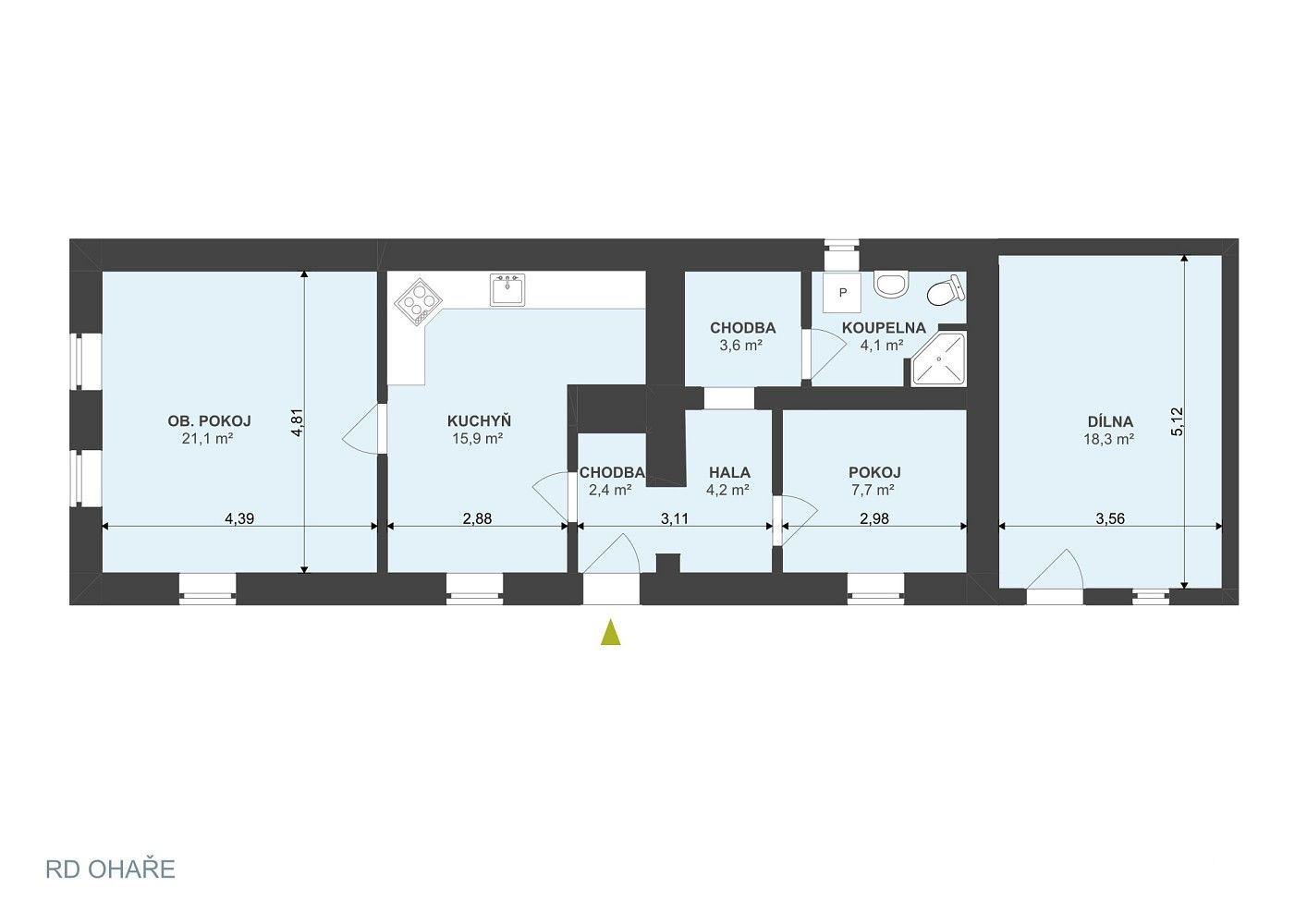 Rodinný dům · 77 m² · Ohaře, okres Kolín - 4