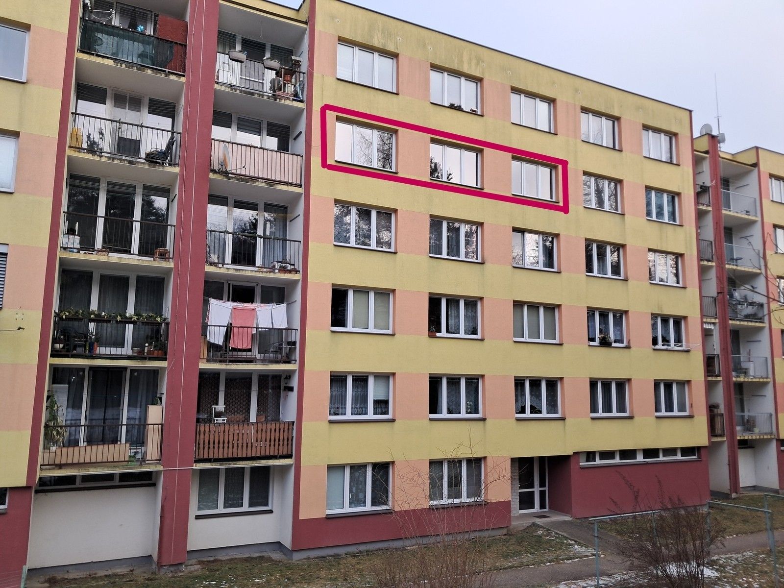 2+1, Sídliště Plešivec, Český Krumlov, 59 m²