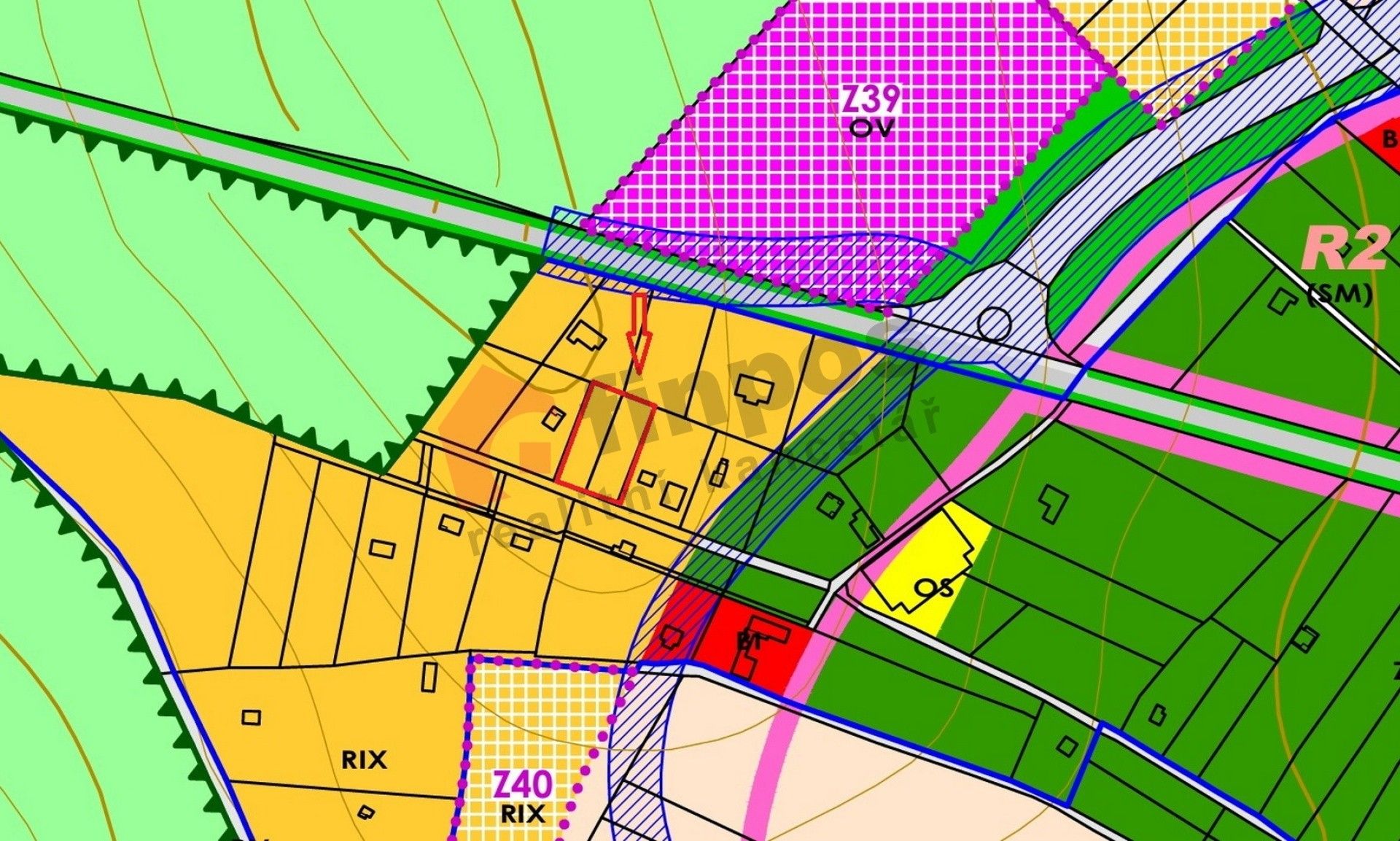 Prodej pozemek pro bydlení - IV, Chlumec nad Cidlinou