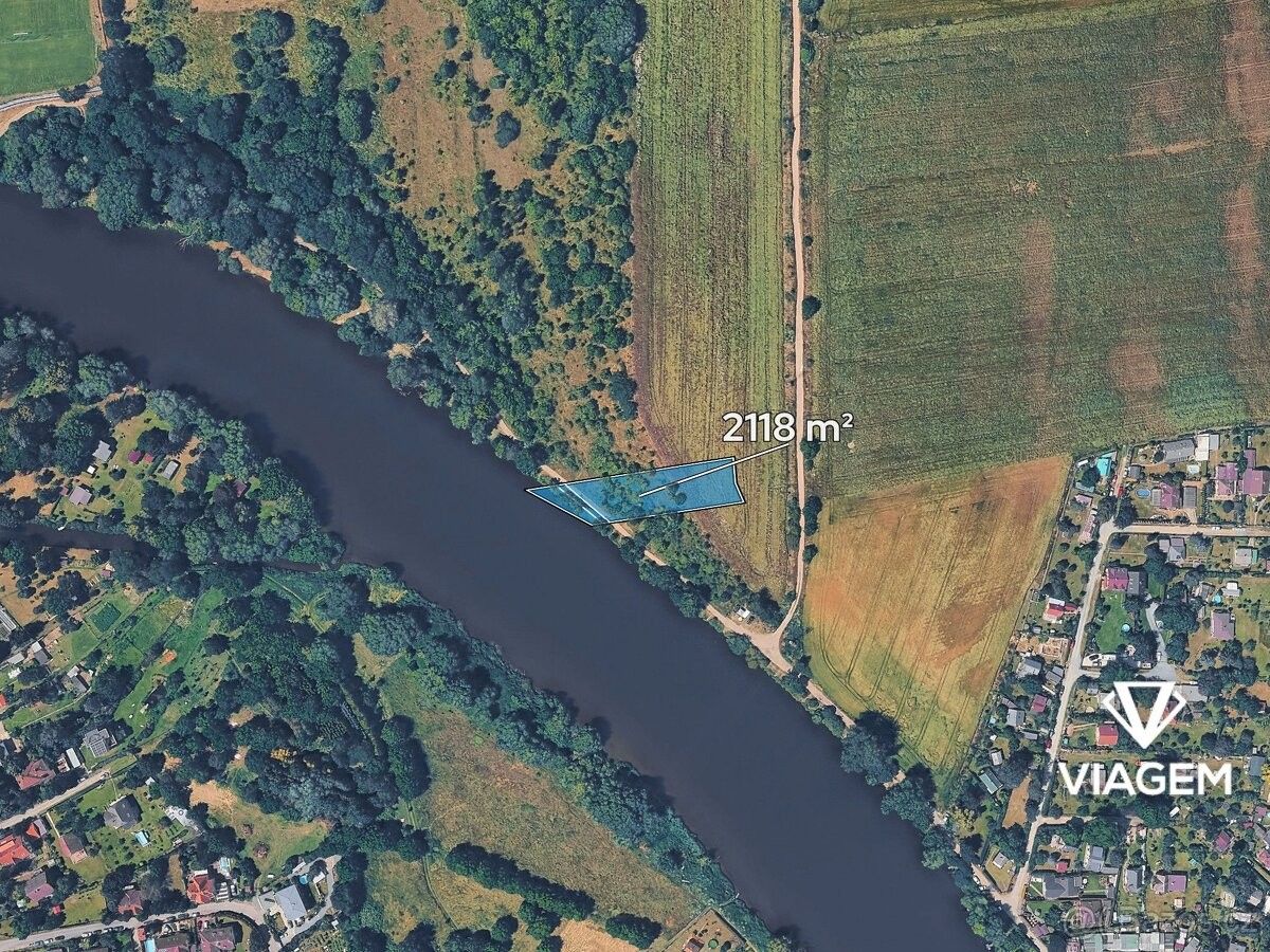 Stavební pozemek, Černošice – pohled 2