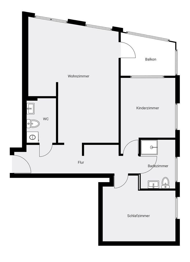 3+1, München Thalkirchen Bayern 81379, 81 m² - 2