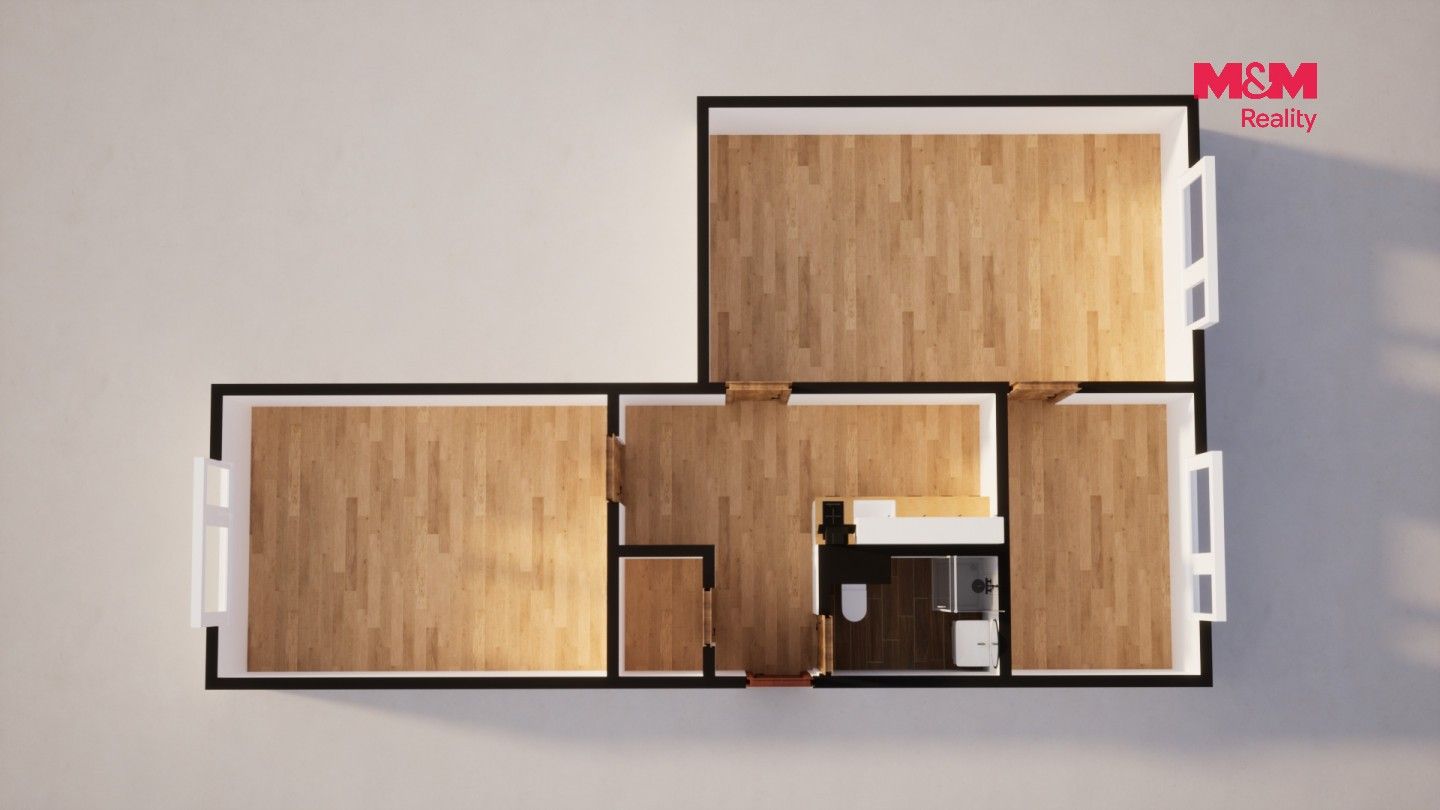 Pronájem byt 2+1 - Železničářská, Česká Lípa, 61 m² - 5