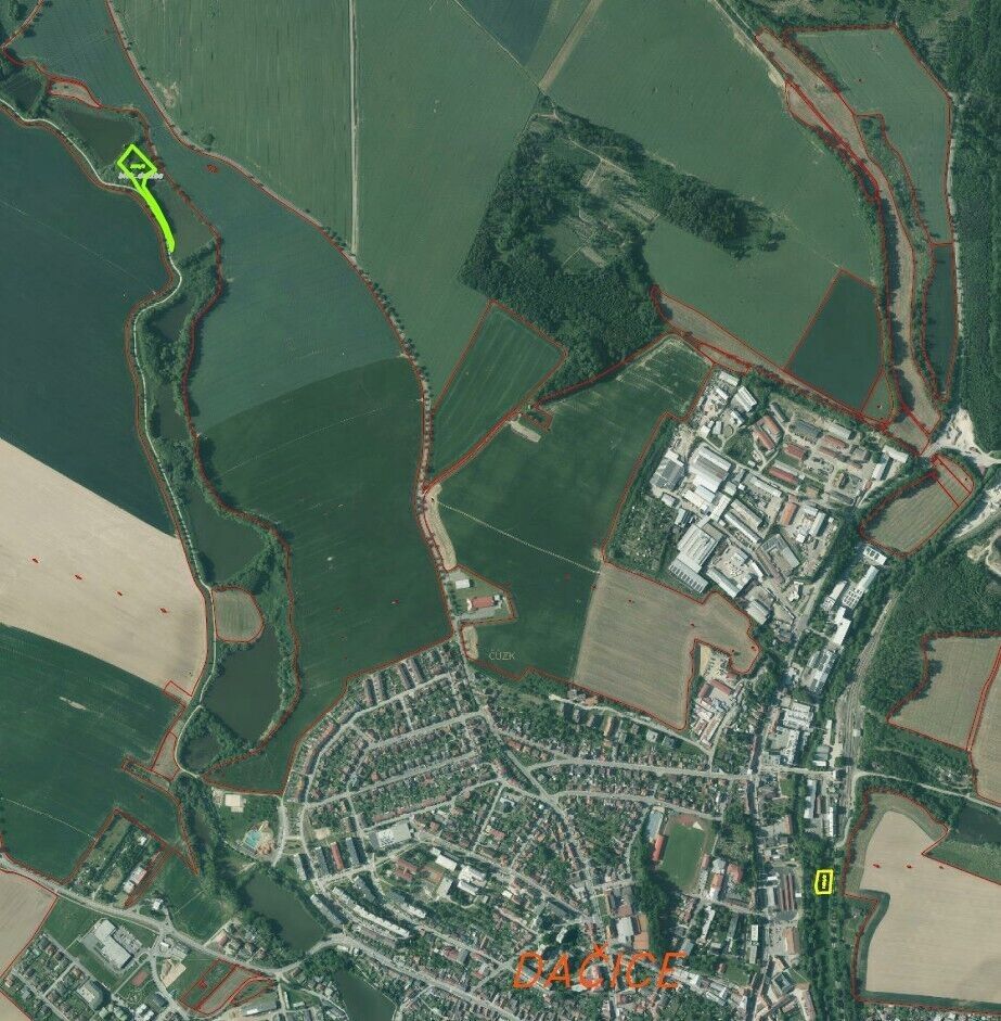 Zemědělské pozemky, I, Dačice, 5 m²