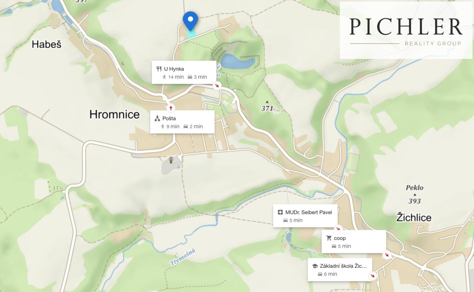 Prodej pozemek pro bydlení - Hromnice, 801 m² - 5