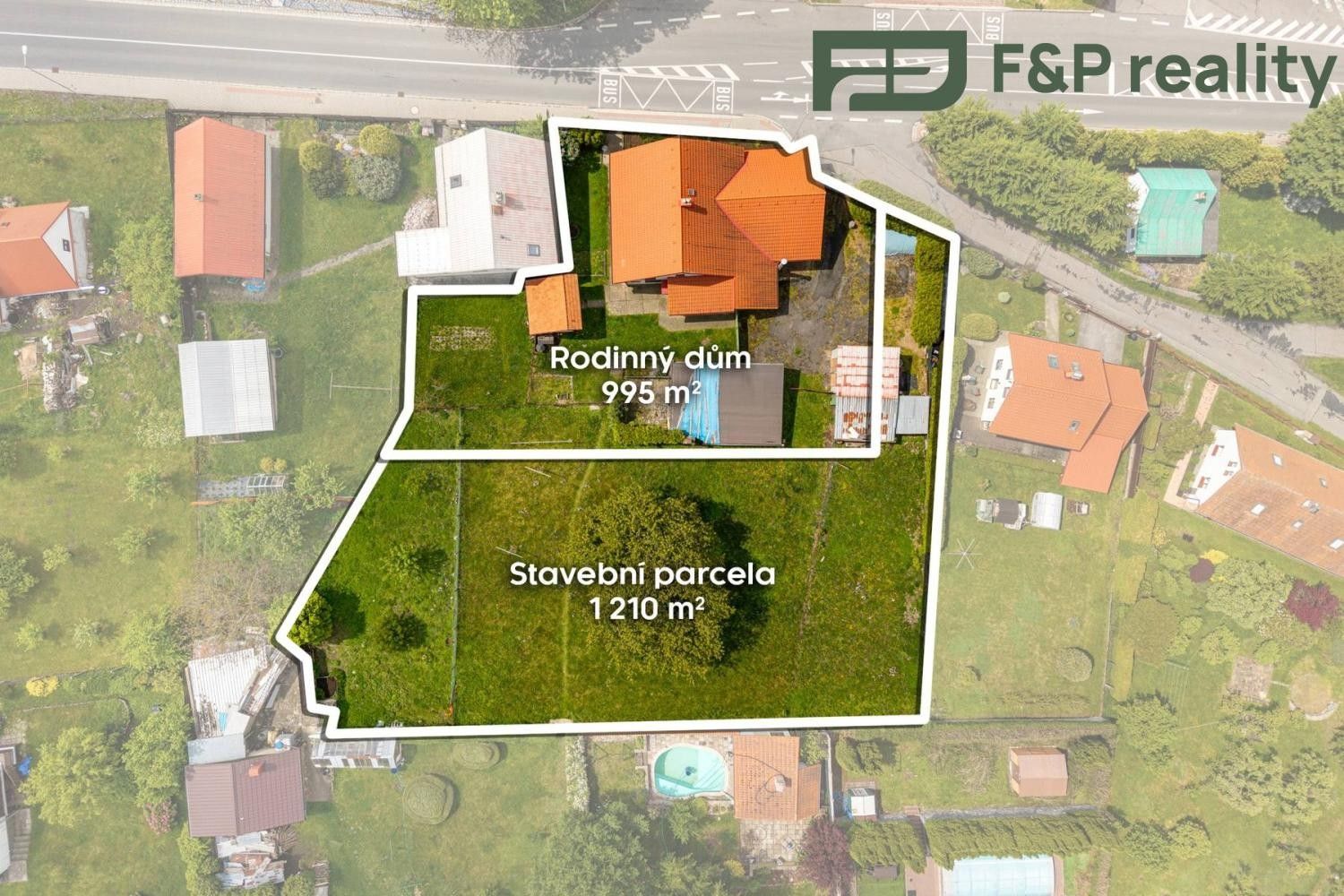 Pozemek pro bydlení, 1 210 m²