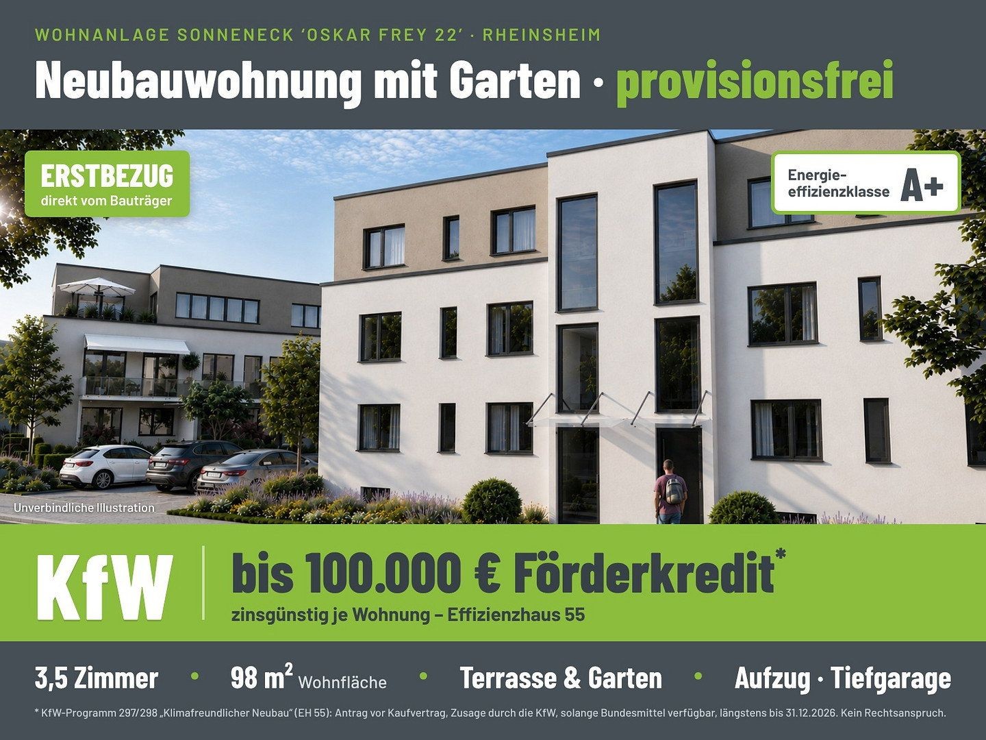 Byt 3+kk · 99 m² · Oskar-Frey-Straße 22, , Bádensko-Württembersko - 3