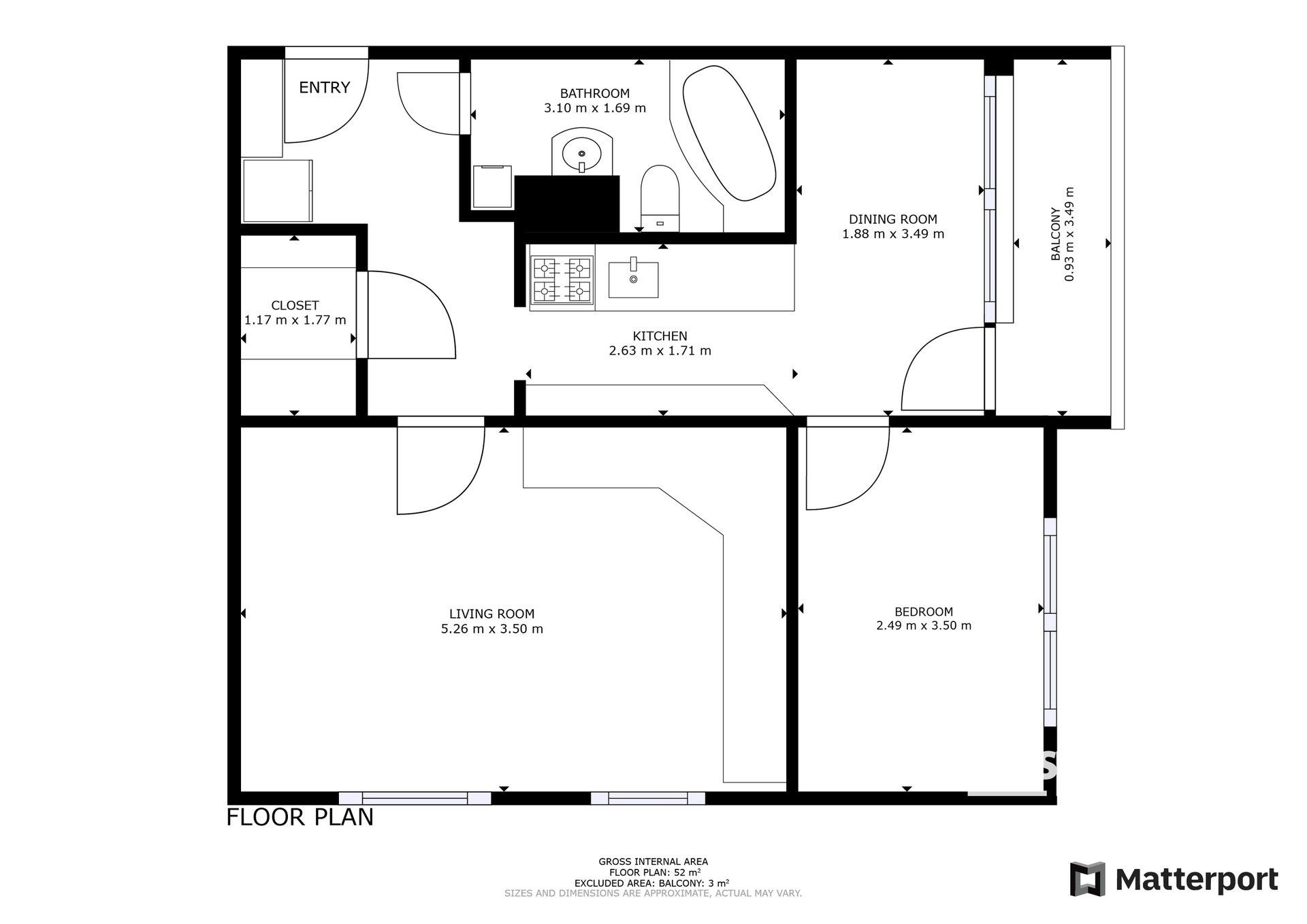 Pronájem byt 2+1 - Kamenná, Ústí nad Labem, 50 m²