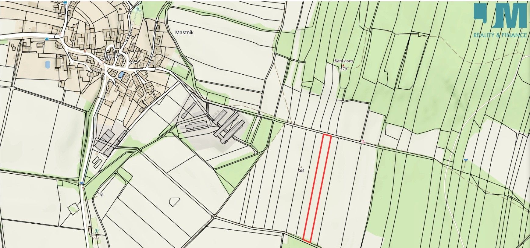 Prodej zemědělský pozemek - Kracovice, Stařeč